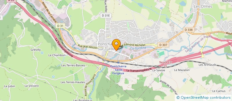 localisation de l'entreprise LA TOILE DES GONES à VINDRY-SUR-TURDINE