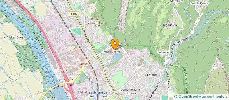 localisation de l'entreprise LA TOILE IMMOBILIERE  SAINT-EGREVE