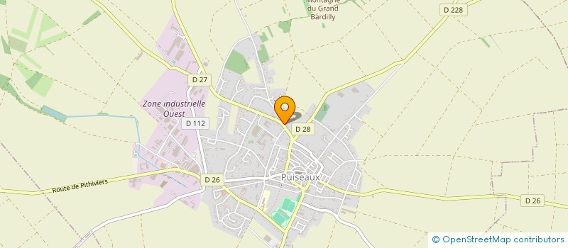 localisation de l'entreprise LA TOILE NOMADE CENTRE  AULNAY-LA-RIVIERE