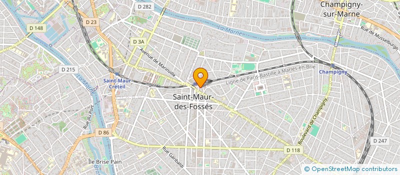 localisation de l'entreprise LA TOISON D'OR à SAINT-MAUR-DES-FOSSES