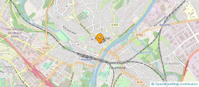 localisation de l'entreprise LA TOISON D'OR  PONTOISE