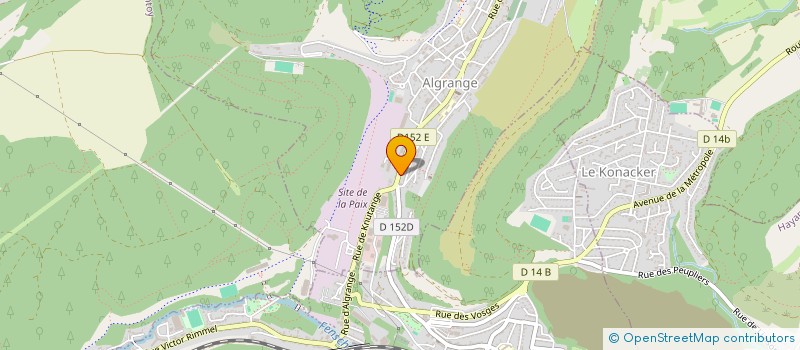 localisation de l'entreprise LA TOITURE FENSCHOISE à ALGRANGE