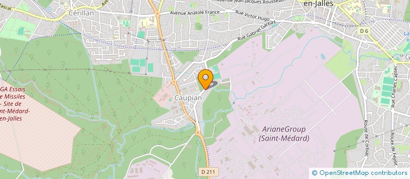 localisation de l'entreprise LA TOITURE MEDOCAINE à LE HAILLAN