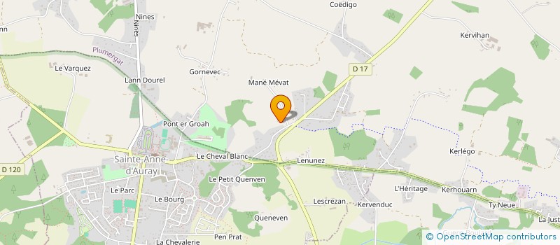 localisation de l'entreprise LA TOITURGERIE DEVELOPPEMENT  PLUMERGAT