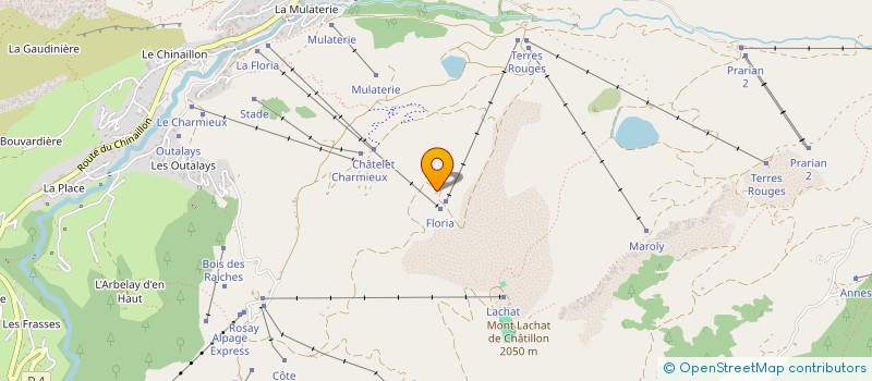 localisation de l'entreprise LA TOLAR  LE GRAND-BORNAND