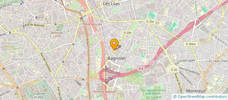 localisation de l'entreprise LA TOMATE AMOUREUSE à BAGNOLET