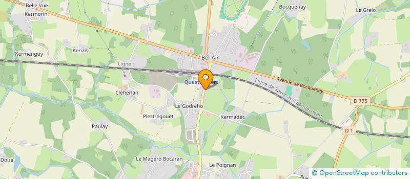 localisation de l'entreprise LA TOMATE EPICEE à QUESTEMBERT