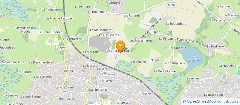 localisation de l'entreprise LA TOME DE COUERON à COUERON