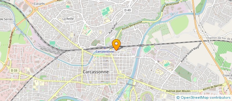 localisation de l'entreprise LA TONNELERIE à CARCASSONNE