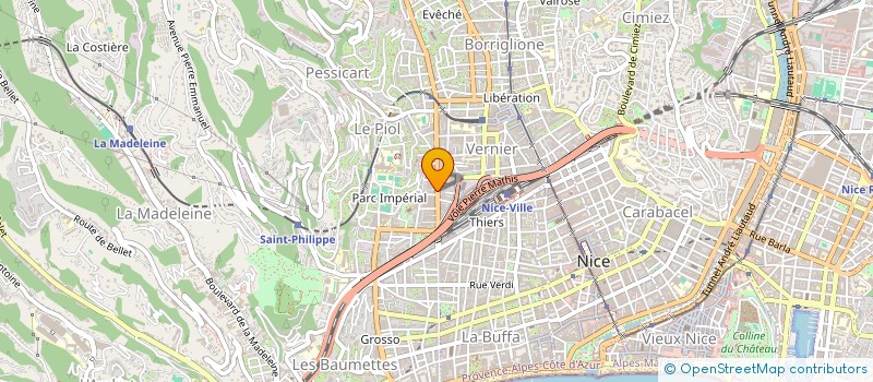 localisation de l'entreprise LA TONNELLE à NICE