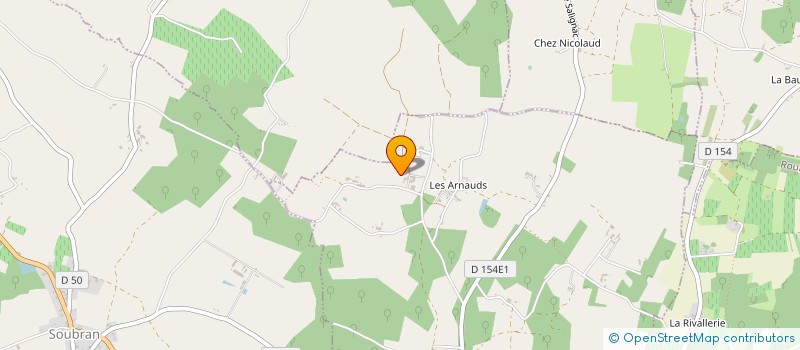 localisation de l'entreprise LA TONNELLE  SALIGNAC-DE-MIRAMBEAU