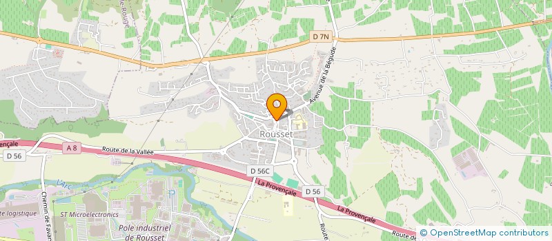 localisation de l'entreprise LA TONNELLE  CHATEAUNEUF-LE-ROUGE