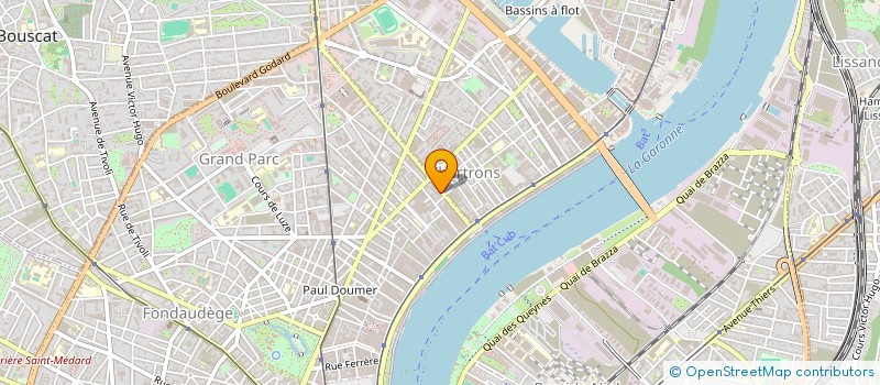 localisation de l'entreprise LA TONNELLERIE DES DOMAINES à BORDEAUX