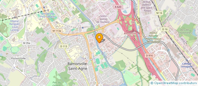 localisation de l'entreprise LA TOPINA  RAMONVILLE-SAINT-AGNE