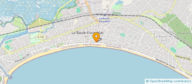 localisation de l'entreprise LA TOQUADE à LA BAULE-ESCOUBLAC