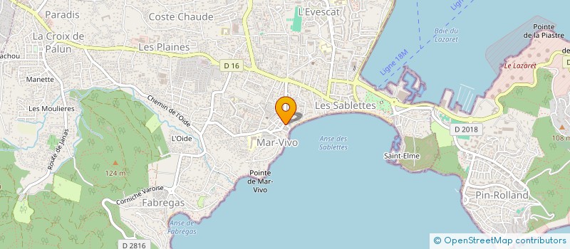 localisation de l'entreprise LA TOQUADE à LA SEYNE-SUR-MER