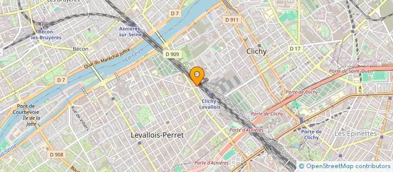 localisation de l'entreprise LA TOQUE BLANCHE à LEVALLOIS-PERRET
