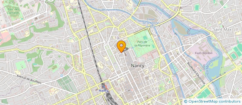 localisation de l'entreprise LA TOQUE BLANCHE à NANCY