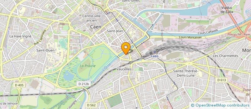 localisation de l'entreprise LA TOQUE BLANCHE à CAEN