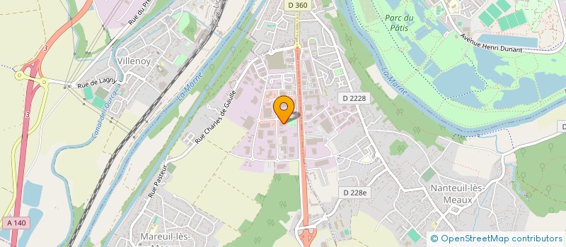 localisation de l'entreprise LA TOQUE BRIARDE à MAREUIL-LES-MEAUX