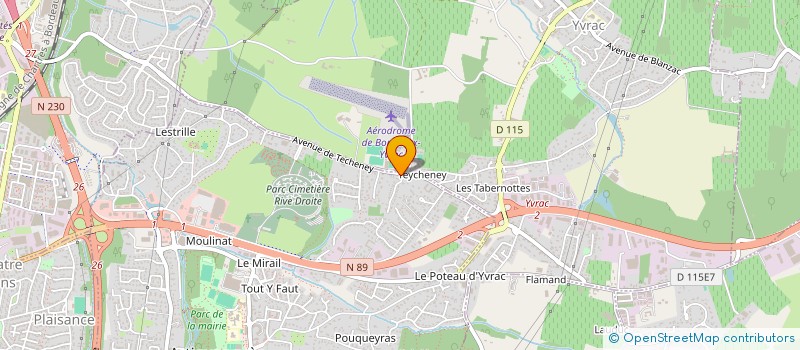 localisation de l'entreprise LA TOQUE CUIVREE BISCARROSSE  ARTIGUES-PRES-BORDEAUX