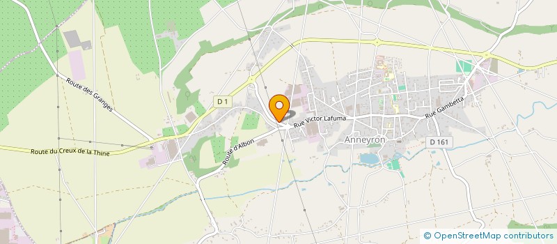 localisation de l'entreprise LA TOQUE DAUPHINOISE à ANNEYRON