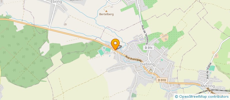 localisation de l'entreprise LA TOQUE MOSELLANE JEROME TRAITEUR  DIEBLING