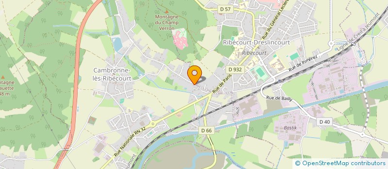 localisation de l'entreprise LA TOQUE ROUSSE  CAMBRONNE-LES-RIBECOURT