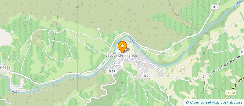 localisation de l'entreprise LA TOREISE  LATOUR-DE-FRANCE