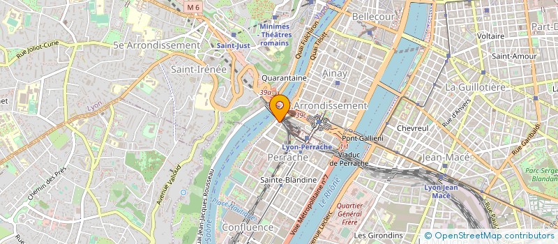 localisation de l'entreprise LA TORNADE BLONDE  LYON