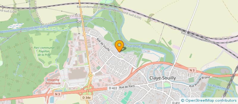 localisation de l'entreprise LA TORRE  CLAYE-SOUILLY