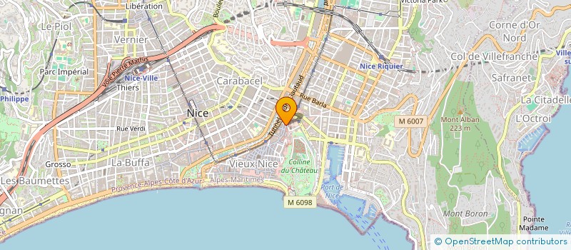 localisation de l'entreprise LA TORREFACTION DU CHATEAU à NICE