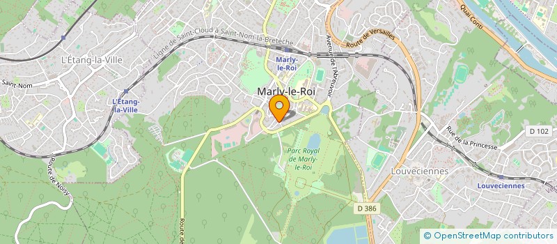 localisation de l'entreprise LA TORREFACTURE à MARLY-LE-ROI