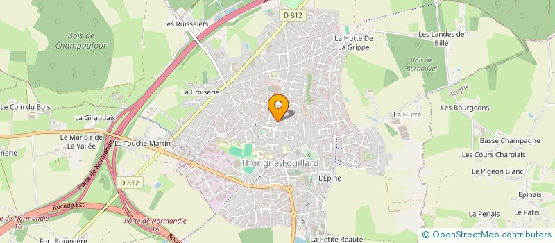 localisation de l'entreprise LA TORRESE à THORIGNE-FOUILLARD