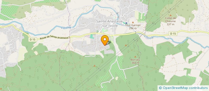 localisation de l'entreprise LA TORTINETTE  SAINTE-ANASTASIE-SUR-ISSOLE