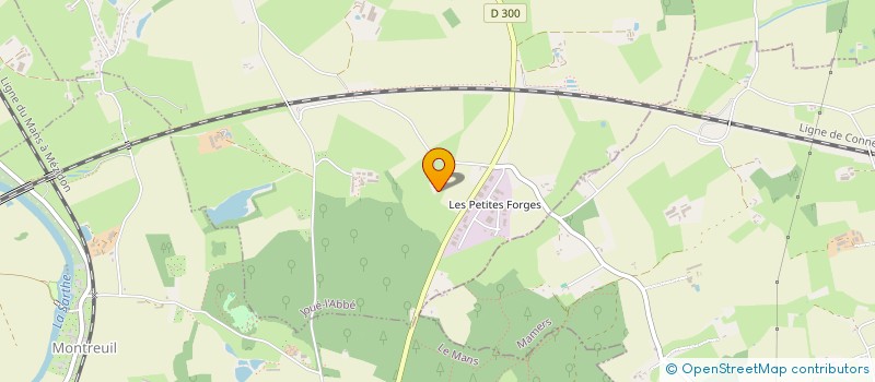 localisation de l'entreprise LA TORTUE  JOUE L'ABBE