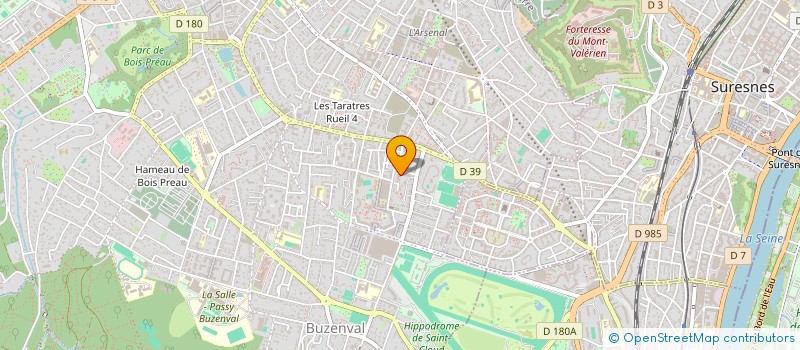 localisation de l'entreprise LA TORTUE A MOBYLETTE à RUEIL-MALMAISON