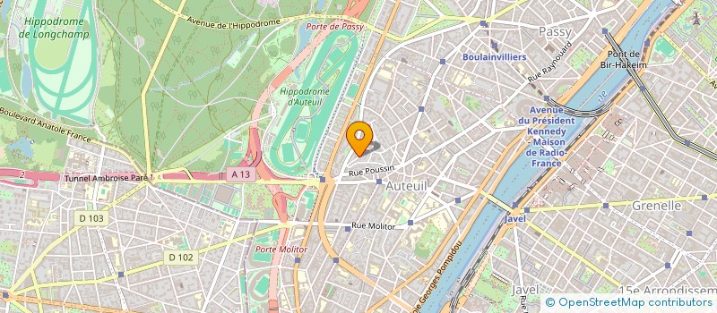 localisation de l'entreprise LA TORTUE DE MER  PARIS