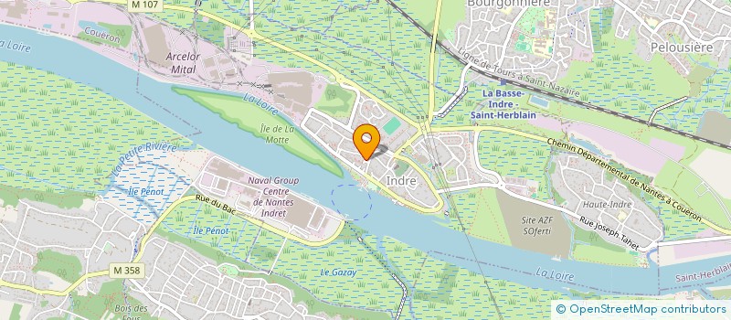localisation de l'entreprise LA TORTUE FEU à INDRE