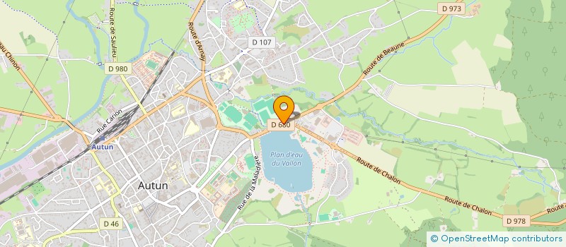 localisation de l'entreprise LA TOSCA à AUTUN