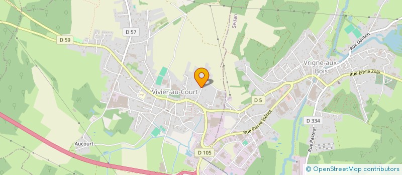 localisation de l'entreprise LA TOSCANA  VIVIER-AU-COURT