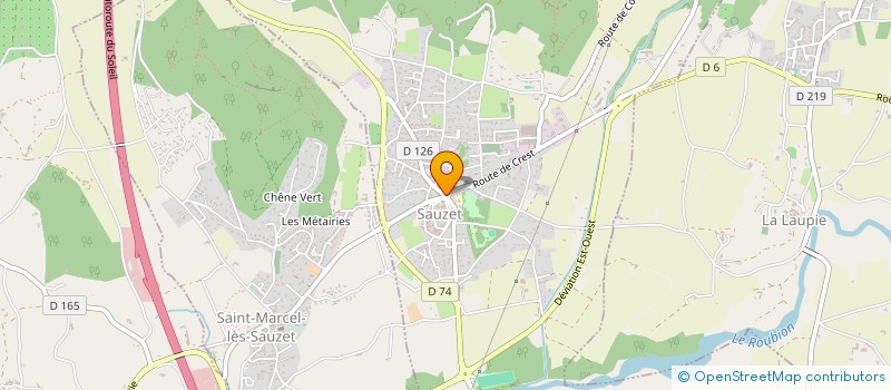 localisation de l'entreprise LA TOSCANE à SAUZET