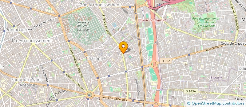 localisation de l'entreprise LA TOSKA  PARIS