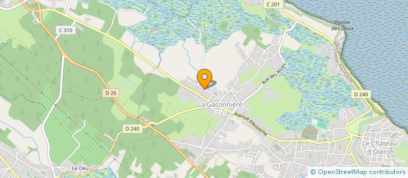 localisation de l'entreprise LA TOTICHE  LE CHATEAU-D'OLERON