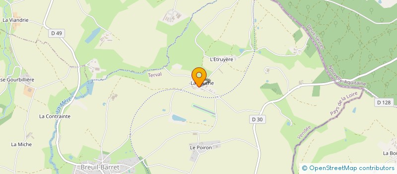 localisation de l'entreprise LA TOUCHE  LOGE-FOUGEREUSE