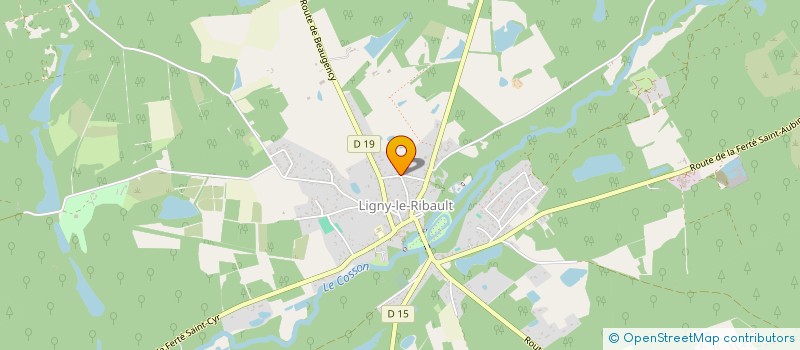 localisation de l'entreprise LA TOUCHE 814 à LIGNY-LE-RIBAULT