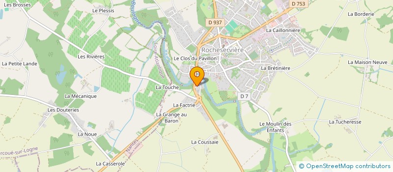 localisation de l'entreprise LA TOUCHE  ROCHESERVIERE