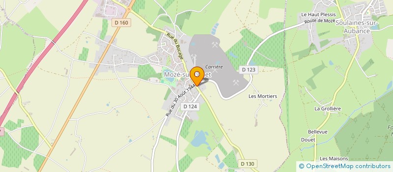 localisation de l'entreprise LA TOUCHE  MOZE-SUR-LOUET