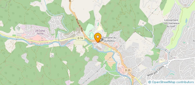 localisation de l'entreprise LA TOUCHE à SAINTE-MAXIME