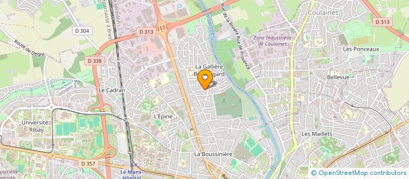 localisation de l'entreprise LA TOUCHE à LE MANS